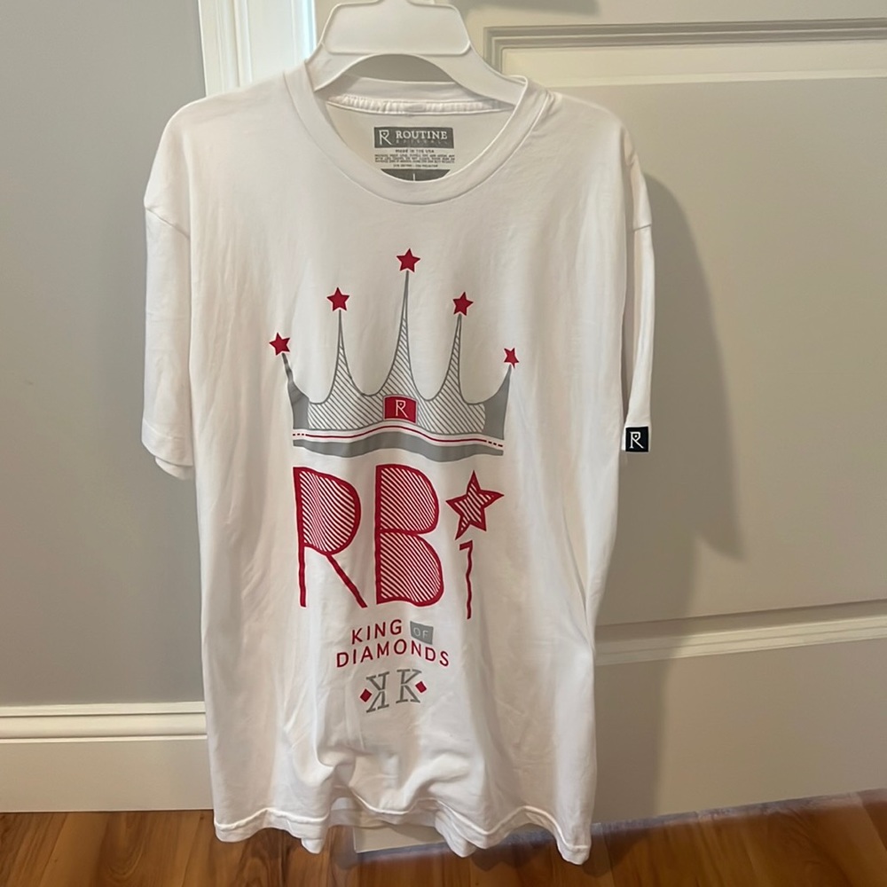 Men’s Routine Baseball Large Short Sleeve Shirt